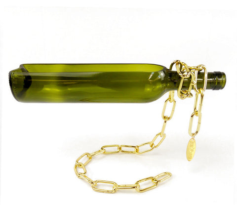 Pot de fleurs hydroponique créatif en verre suspendu pour succulentes bouteilles de vin
