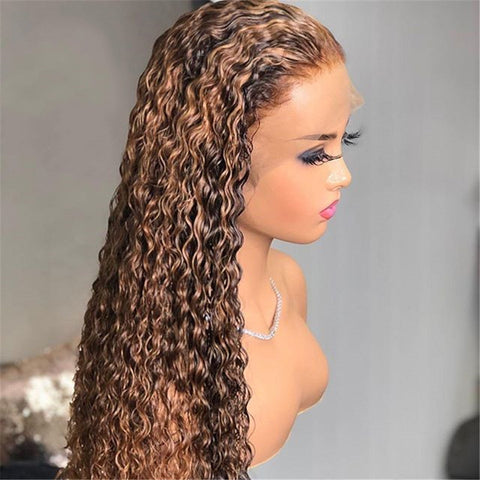 Bandeau de surlignage de cheveux naturels en dentelle frontale Wi