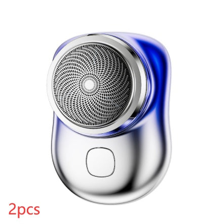 Mini rasoirs électriques portables sans fil pour le visage, rechargeables par USB, rasoir électrique humide et sec indolore, petite machine à raser pour hommes