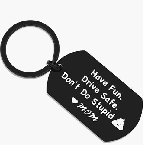 Porte-clés en acier inoxydable Petit cadeau
