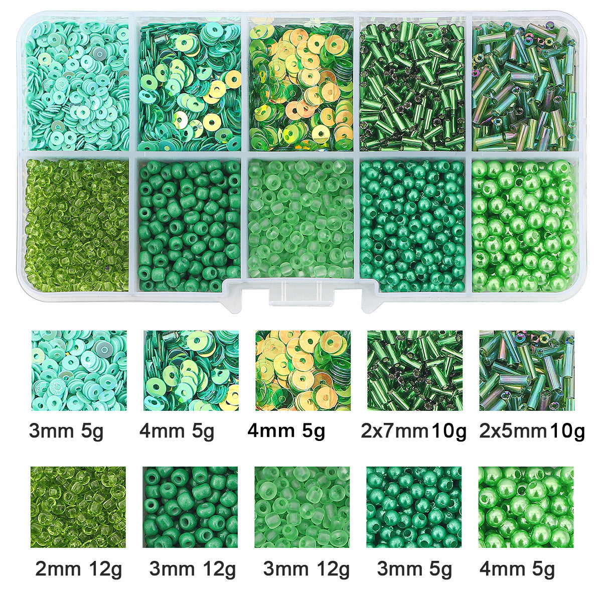 Glass Beads Handmade Diy Same Color Sequin Beads