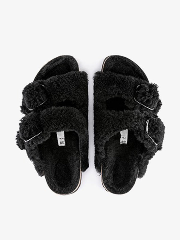 women's warm slippers cork sole Birkenstocks