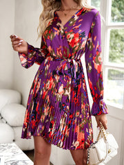 printed dress temperament elegant dress - Fashionner
