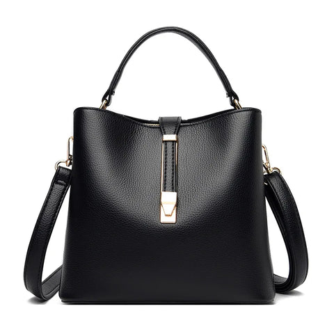Buy Shiny Vegan Pu Leather Women Shoulder Tote Handbag Ladies Sling Bucket Bags Luxury Hand Bag online at Fashionner.