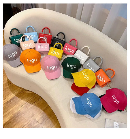 Buy Designer Custom Handbag Rhinestone Baseball Cap Famous Brands Ny Hat And Purses Set Bags online at Fashionner.