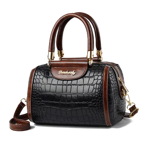 Buy Luxury Hand Bags Ladies New Boston Women Bag Messenger Shoulders Bolsos De Mujer Large Capacity Stone Wholesale Handbags online at Fashionner.