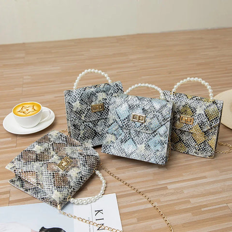 Buy New Arrivals Handbags Brands China Pu Snake Chain Luxury Tote Bag Handbags For Women online at Fashionner.